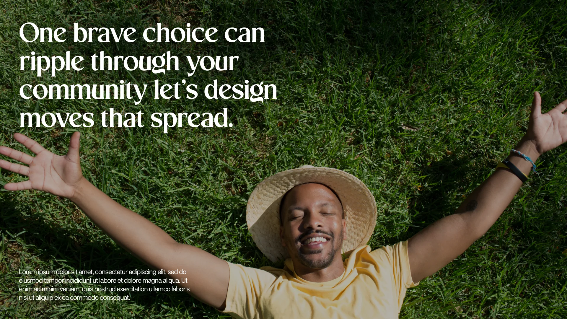 Impact in Leadership Foundation brand guidelines slide